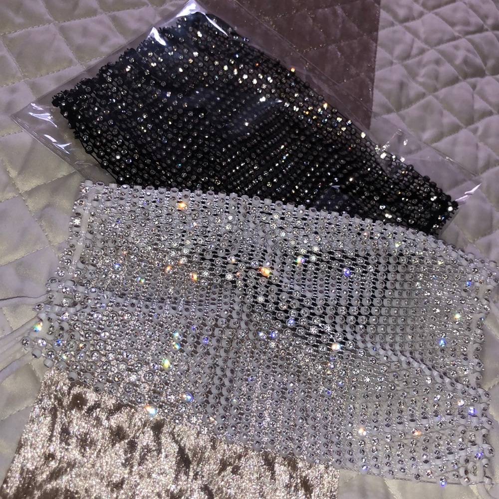 Crystal sparkle face Mask✨⚡️